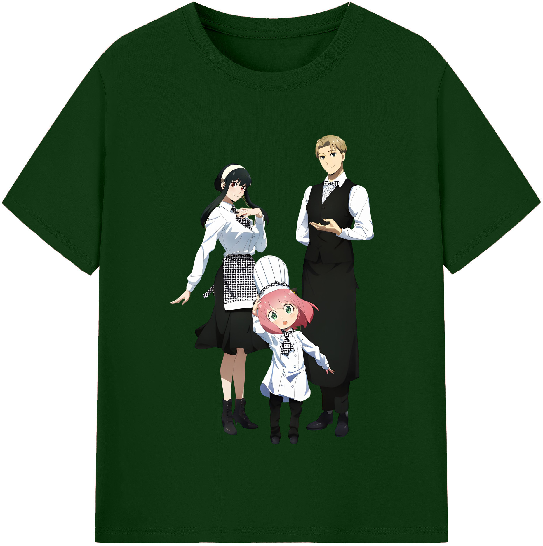 （画像用） SPY×FAMILY间谍家家酒 綿100％半袖Tシャツ（フロントプリント）